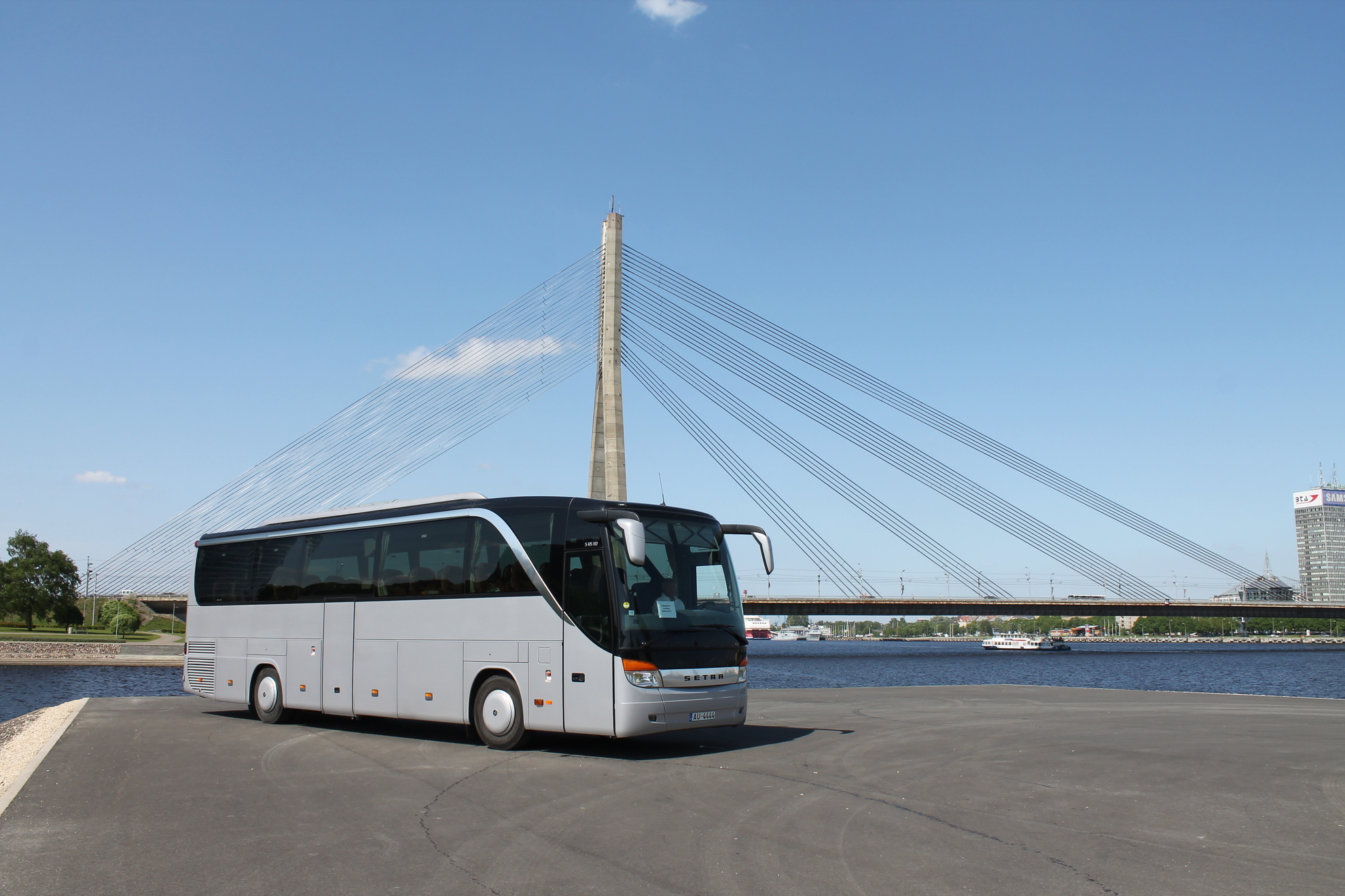 Bus rental in Latvia